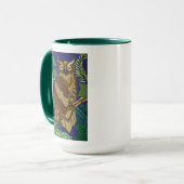 Mug Feuilles de la forêt de Owl Green (Devant gauche)