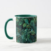Mug Feuilles de la forêt tropicale tropicale (Gauche)