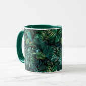 Mug Feuilles de la forêt tropicale tropicale (Devant gauche)