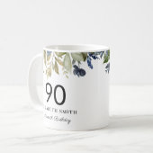 Mug Feuilles de la marine de verdure personnalisées 90 (Devant gauche)