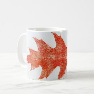 Mug Feuilles de la nature Imprimer grand chêne rouge e