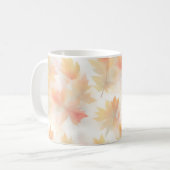 Mug Feuilles de l'aquarelle d'automne (Devant gauche)
