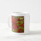 Mug Feuilles de l'arbre rouge (Devant gauche)