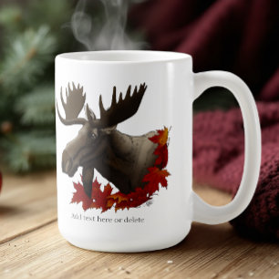 Mug Feuilles de l'érable rouge orignal