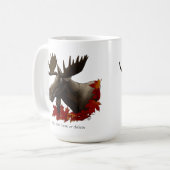 Mug Feuilles de l'érable rouge orignal (Devant gauche)