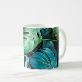 Mug Feuilles de Monstera Botanique Feuillage Tropical  (Devant droit)