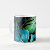 Mug Feuilles de Monstera Botanique Feuillage Tropical  (Devant gauche)