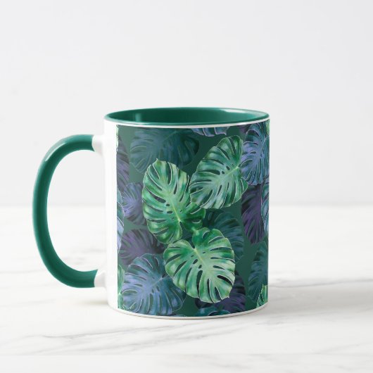 Mug Feuilles de Monstera Tropical (Gauche)