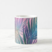 Mug Feuilles de palme tropicale rose doux (Centre)