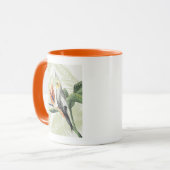 Mug Feuilles de palmiers à oiseaux noirs (Devant gauche)