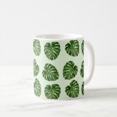Mug Feuilles de palmiers, Feuilles verts, Motif tropic (Devant droit)