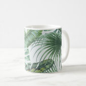 Mug Feuilles de palmiers tropicaux, monstère, feuille  (Devant droit)
