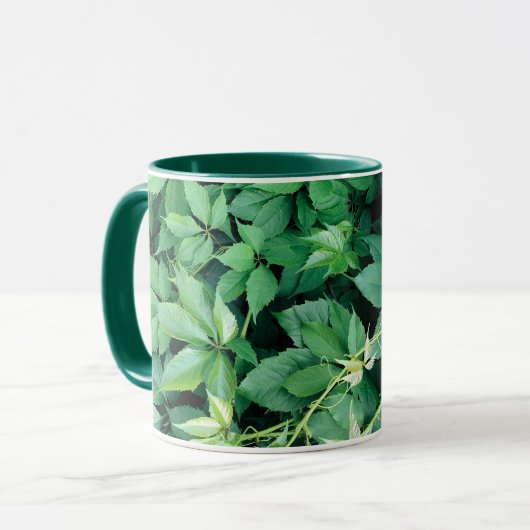 Mug Feuilles de raisins verts (Devant gauche)