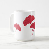 Mug Feuilles de Red Ginkgo (Devant gauche)
