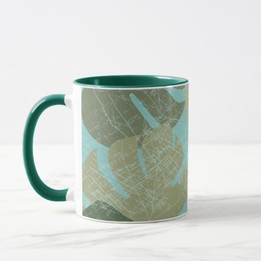Mug Feuilles dénaturés tropicaux (Gauche)