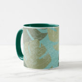 Mug Feuilles dénaturés tropicaux (Devant gauche)