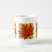 Mug Feuilles d'érable d'automne (Centre)