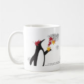 Mug Feuilles d'érable d'automne et mignonnes pingouins (Gauche)