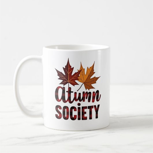 Mug Feuilles d'érable de la Société d'automne, design  (Gauche)