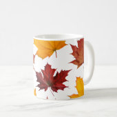Mug Feuilles d'érable de l'automne (Devant droit)