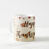 Mug Feuilles d'érable de Thanksgiving (Devant gauche)
