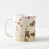Mug Feuilles d'érable de Thanksgiving (Gauche)