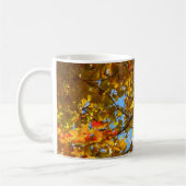 Mug Feuilles d'érable jaune et ciel bleu (Gauche)