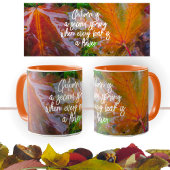 Mug Feuilles d'érable rouge