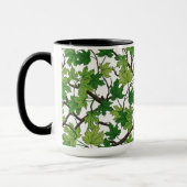 Mug Feuilles d'érable sur fond blanc (Gauche)