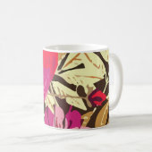 Mug Feuilles des fleurs de la jungle tropicale (Devant droit)