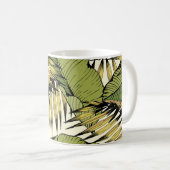 Mug Feuilles d'été, branches, patte décorative sans so (Devant droit)