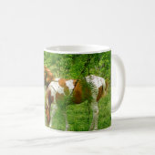Mug Feuilles d'été des chevaux (Devant droit)