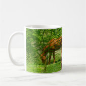 Mug Feuilles d'été des chevaux (Gauche)