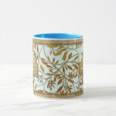 Mug Feuilles d'or 50e anniversaire Mariage (Centre)