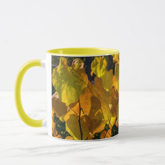 Mug Feuilles d'or de la boue d'automne (Gauche)