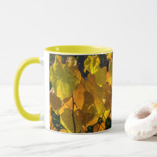 Mug Feuilles d'or de la boue d'automne