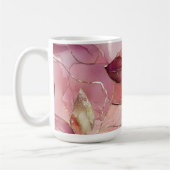 Mug Feuilles d'or rose (Gauche)