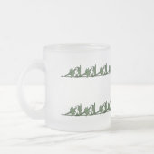 Mug - Feuilles en fer à angle vert (Gauche)