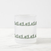 Mug - Feuilles en fer à angle vert (Centre)