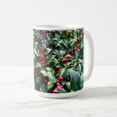 Mug Feuilles et baies de houx (Devant droit)