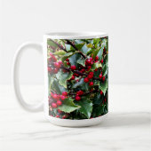Mug Feuilles et baies de houx (Gauche)