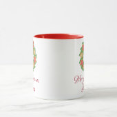 Mug Feuilles et biscuits étoile noël (Centre)