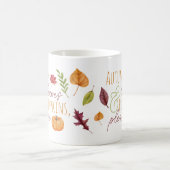 Mug "Feuilles et Citrouilles d'automne, s'il vous plaî (Centre)