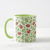 Mug Feuilles et coccinelles  (Gauche)