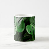 Mug Feuilles et feuilles de palmiers verts (Centre)