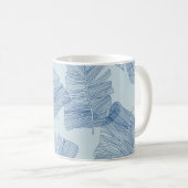 Mug Feuilles floraux : Illustrations Vintages. (Devant droit)