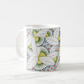 Mug Feuilles géométriques Whimsy (Devant gauche)