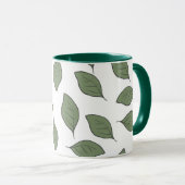 Mug Feuilles motif mignons (Devant droit)