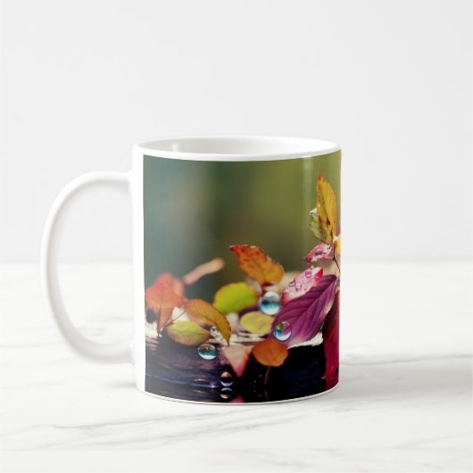 Mug Feuilles paisible Nature sereine (Gauche)