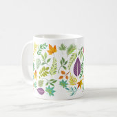 Mug Feuilles rustiques | Automne Céramique (Devant gauche)